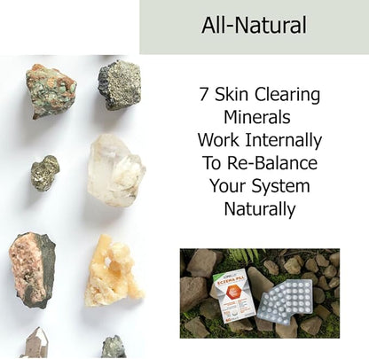 Eczema Pill – Natural Eczema Treatment – Dermatologist Developed – 7 All Natural Minerals Clear & Prevent Eczema Scaling, Rash, Itch, Inflamed Skin for Kids & Adults