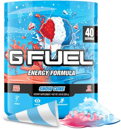 G Fuel Watermelon Energy Powder, Sugar Free, Clean Caffeine Focus Supplement, Water Mix, Focus Amino, Vitamin + Antioxidants Blend, 9.8 oz (40 Servings)