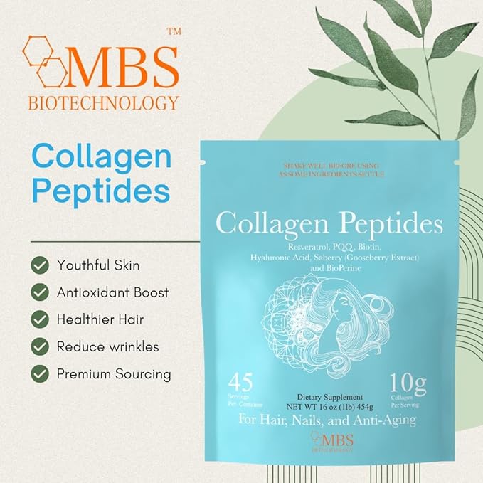 45 Servings. Best Collagen Peptides Powder