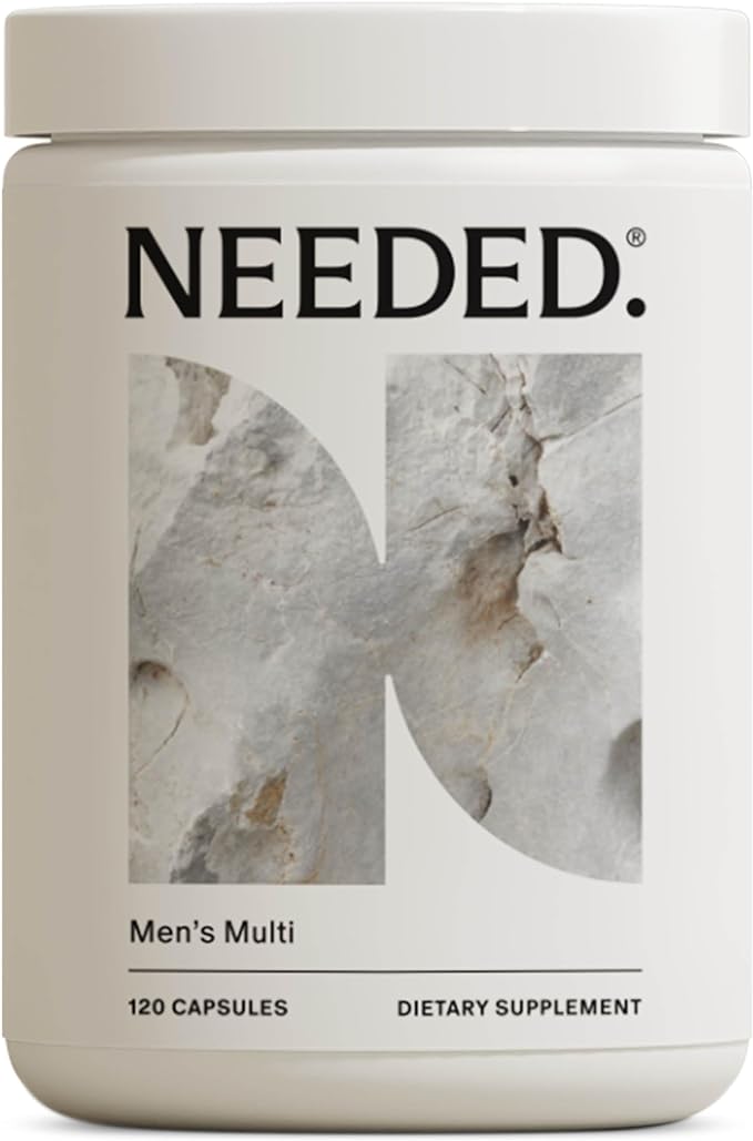 Needed. Men's Multivitamin 2,000IUs of D3, Immune, B12, Selenium