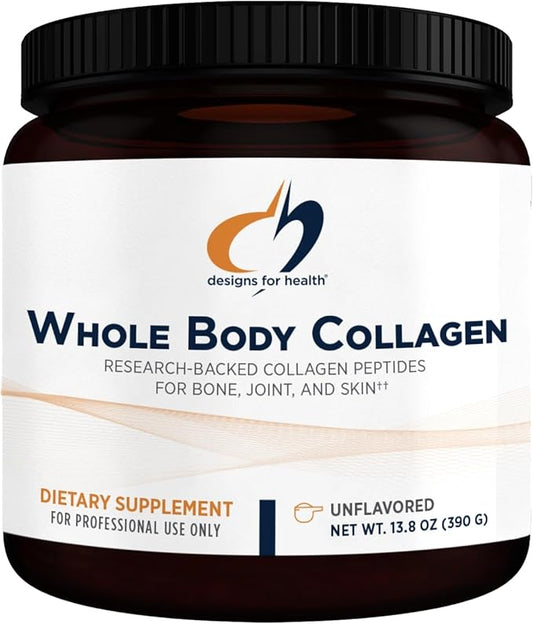 Designs for Health Whole Body Collagen Powder (30 Servings)