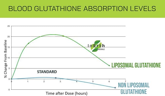 Liposomal Glutathione Supplement 1000mg Liquid 4 fl 120 ml