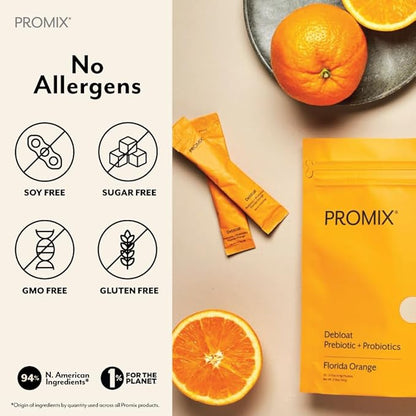 Promix Debloat Probiotic and Prebiotic Powder 30 Count