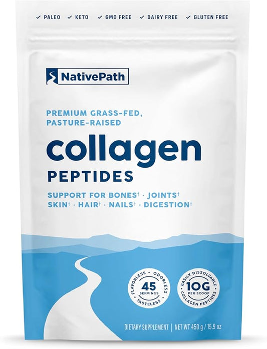 NativePath Collagen Peptides Protein 1 & 3 Collagen 15.9 oz (45 Servings)