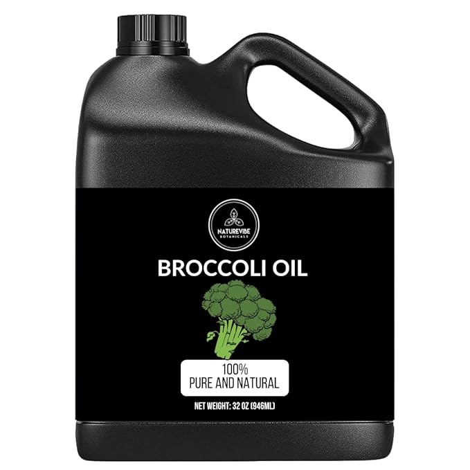 Naturevibe Botanicals Broccoli Oil 32 Ounces 100% Pure