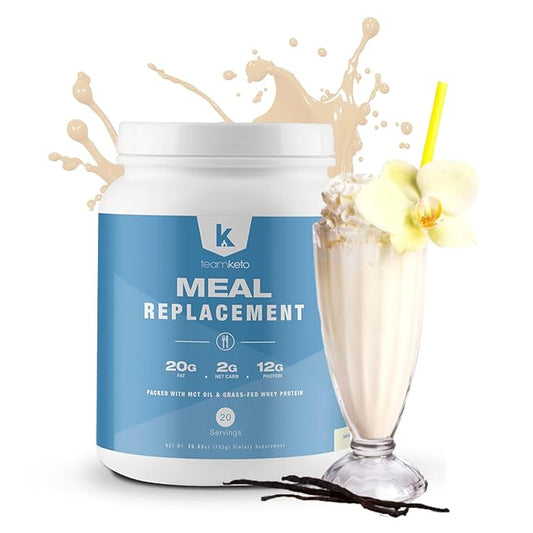 Meal Replacement Powder Gluten Free Contains 100% natural 742g-Vanilla