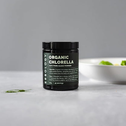 Erbology Organic Chlorella Powder 3.2 oz 45 Servings
