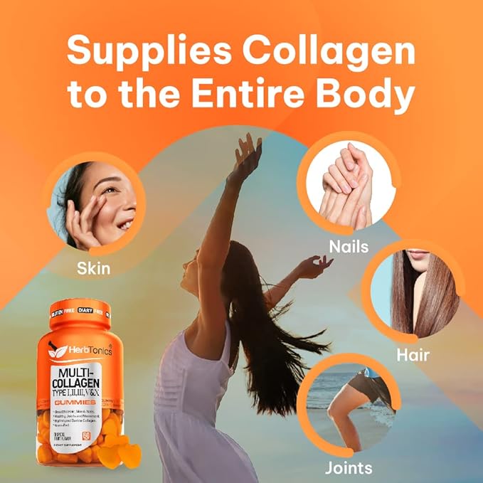 Herbtonics Multi Collagen for Women 60 Gummies
