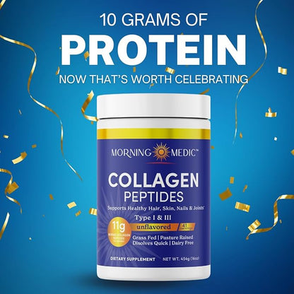 Quick Dissolving Collagen Peptides Powder 41 Servings, 16 OZ