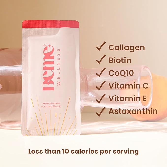 BeMe Liquid Collagen Drink, Be Radiant (Peach) 30 Sachets