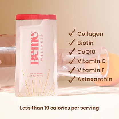 BeMe Liquid Collagen Drink, Be Radiant (Peach) 30 Sachets