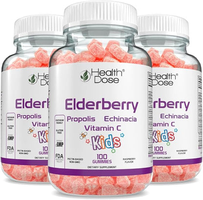 Elderberry Sambucus Gummy Vitamins Kids 100 3