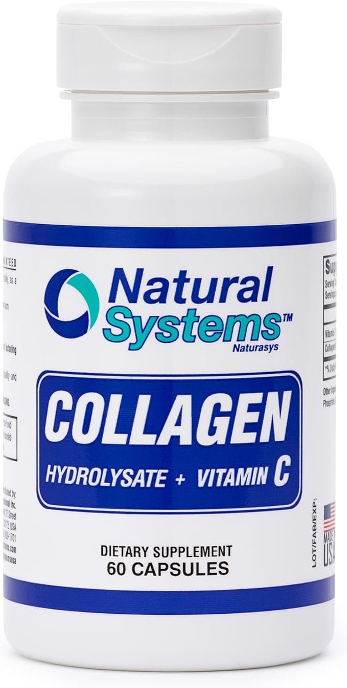 Collagen Plus Vitamin C by Natural 60 Capsules