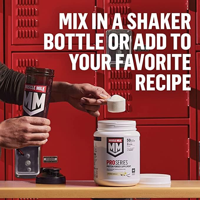 Muscle Milk Pro Series Protein Powder Chocolate,2 Pound,11 Pound,11 Servings,50g Servings,50g Protein,3g Protein,3g Sugar,20 Sugar,20 Vitamins