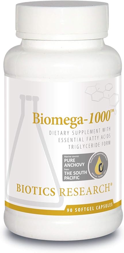 Biotics Research Biomega 1000 Omega 3 3 Fatty 90 Softgels