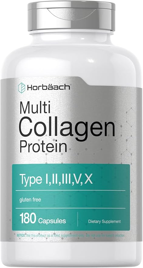 Horbäach Multi Collagen Protein 2000 mg 180 Capsules