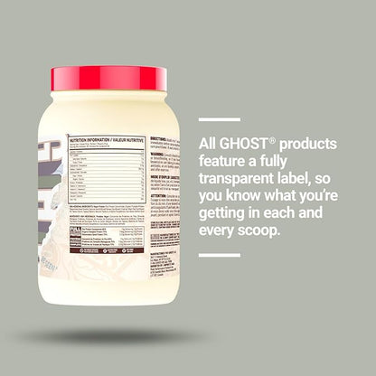 GHOST Vegan Protein Powder, Banana Pancake Batter 2lb, 20g 20g of