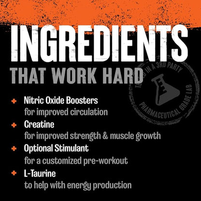 Universal Nutrition Animal Pump Pre-Workout, Nitric Oxide, Creatine, Energy Supplement,30 PACKS