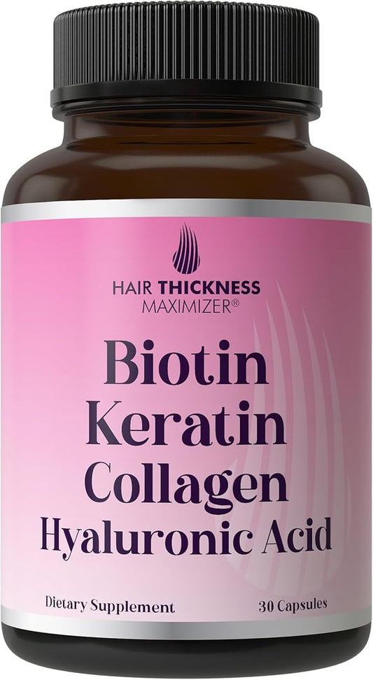 Biotin + Keratin + Marine Collagen 4-in-1 Hair 10000mcg Biotin.