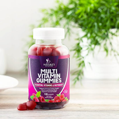 Multivitamin Gummies, Extra Strength Daily Multi B6, B12, B12, Zinc 120 Gummies
