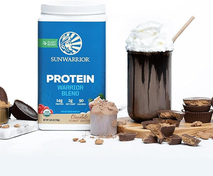 Sunwarrior Vegan Protein Powder Organic Plant-based Protein 30 Servings