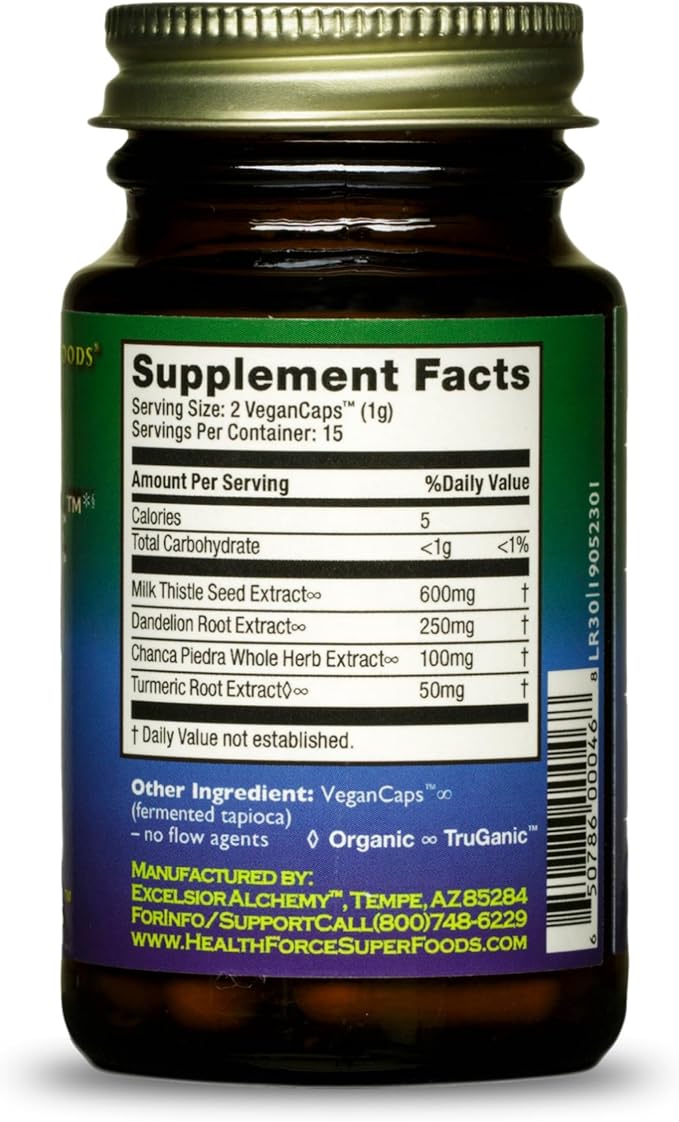 HEALTHFORCE SUPERFOODS Liver Rescue 30 Capsules