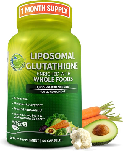 Liposomal Glutathione 500mg 60 count