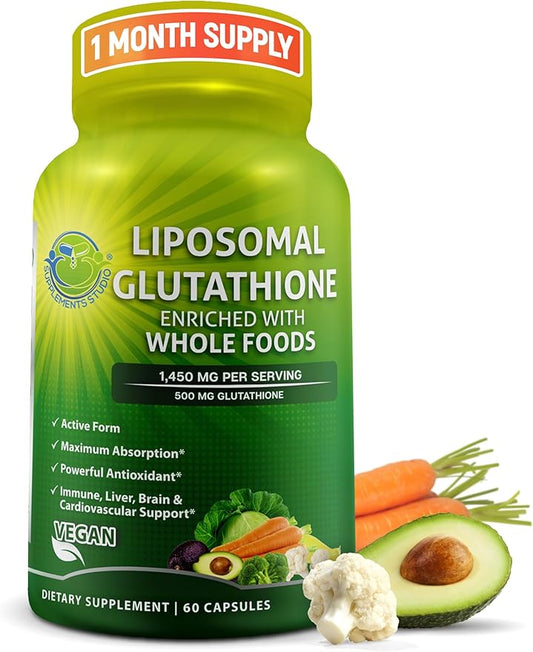 Liposomal Glutathione 500mg 60 count