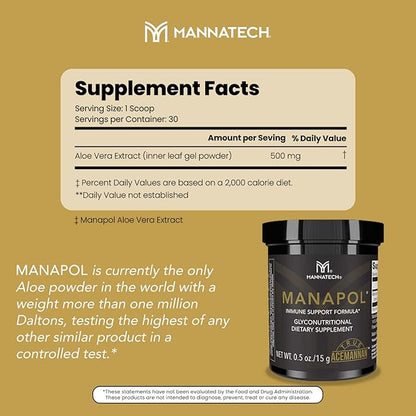 Mannatech Manapol Immune Support Formula 0.5oz/15g
