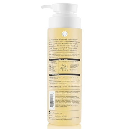 Naturium The Glow Getter Multi-Oil Hydrating Body Wash, Gentle Cleanser, 16.9 oz
