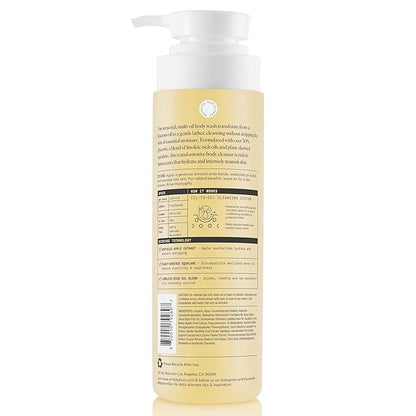 Naturium The Glow Getter Multi-Oil Hydrating Body Wash, Gentle Cleanser, 16.9 oz (Duo 2-Pack)