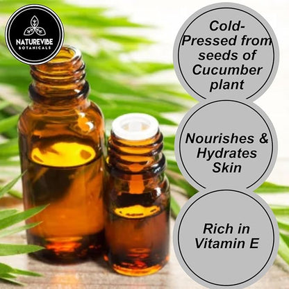 Naturevibe Botanicals Cucumber Seed Oil 32 Ounces 100% Pure