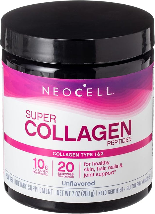 Neocell Super Collagen Powder A 6,600mg 1 & 3 - 7 Ounces