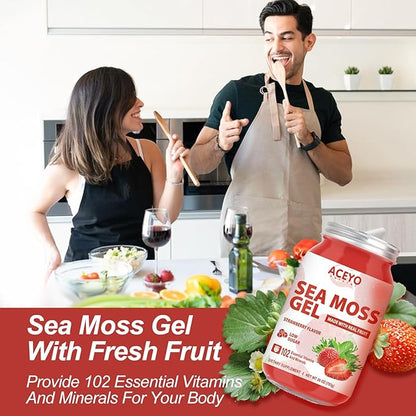 (28 OZ) Sea Moss Gel Organic 102 Vitamins