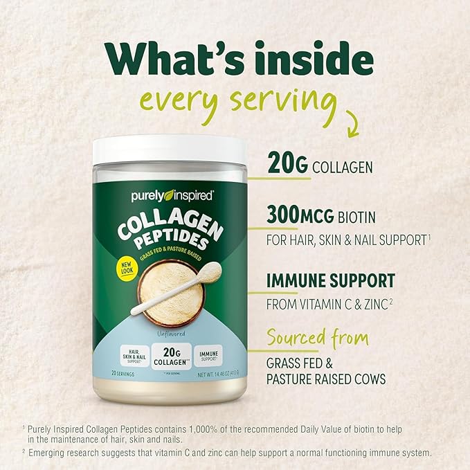 Purely Inspired Collagen Powder, 18 Single 20g Collagen