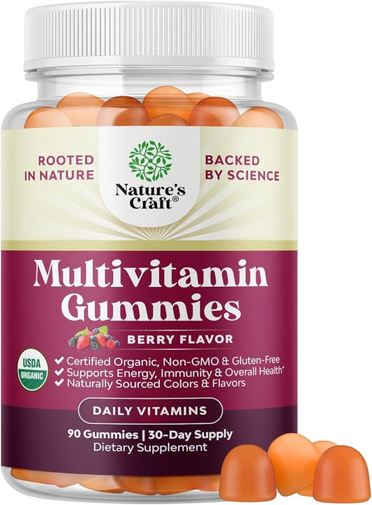 USDA Organic Multivitamin for Women and Men (1 Month)