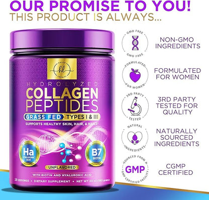 Hello Lovely! Collagen Peptides Powder 28 Servings