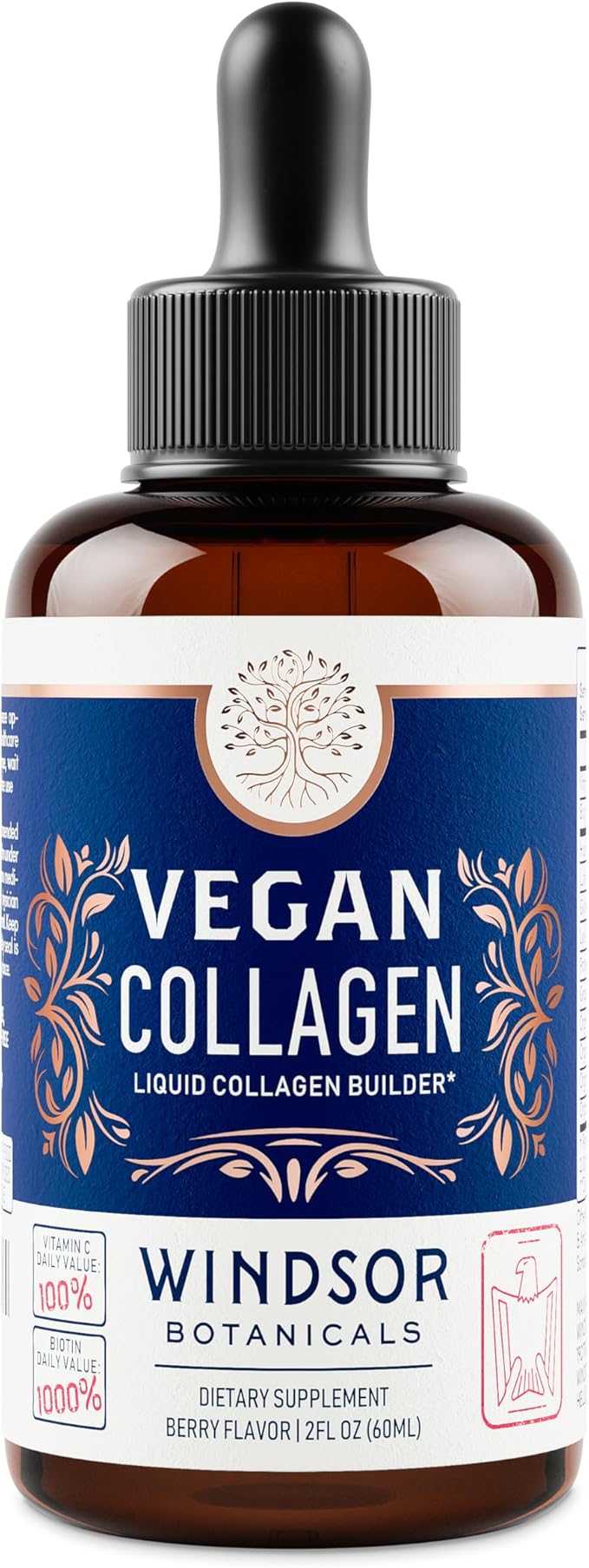 Vegan Collagen Builder Liquid Supplement 120ml, 60 60 Day