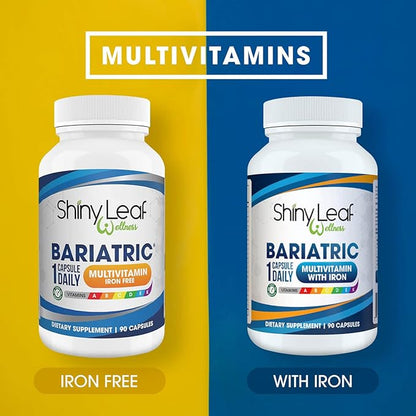 Shiny Leaf Bariatric Multivitamin Iron-Free Capsules (1 Year 360 Caps)