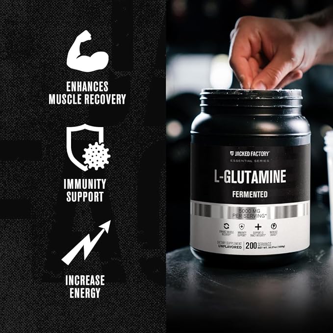 L-Glutamine Powder 500g, 200 Servings