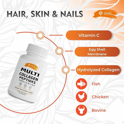Multi Collagen Peptides Capsules 100 Capsules