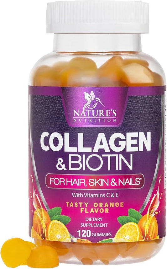 Collagen Peptides - Hair Supplements 120 Count