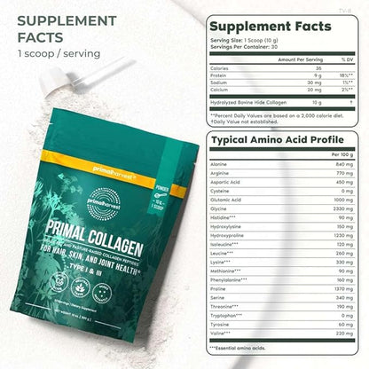 Primal Harvest Collagen Powder for Women 10 Oz