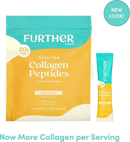 Further Food Vanilla Collagen Peptides Powder 1 & 3 Protein, 8.89 oz