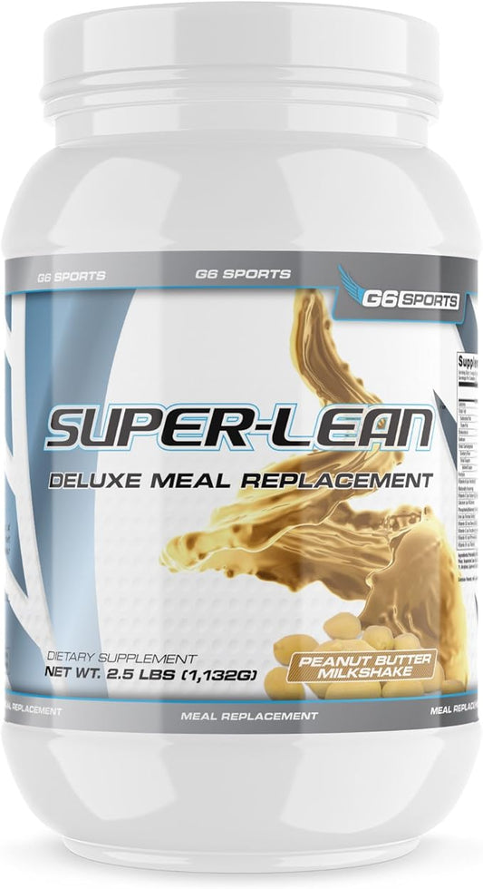 Nutrition Super-Lean Deluxe Meal Replacement (32g 7g Fiber, 25 Added 2.5lb Jar