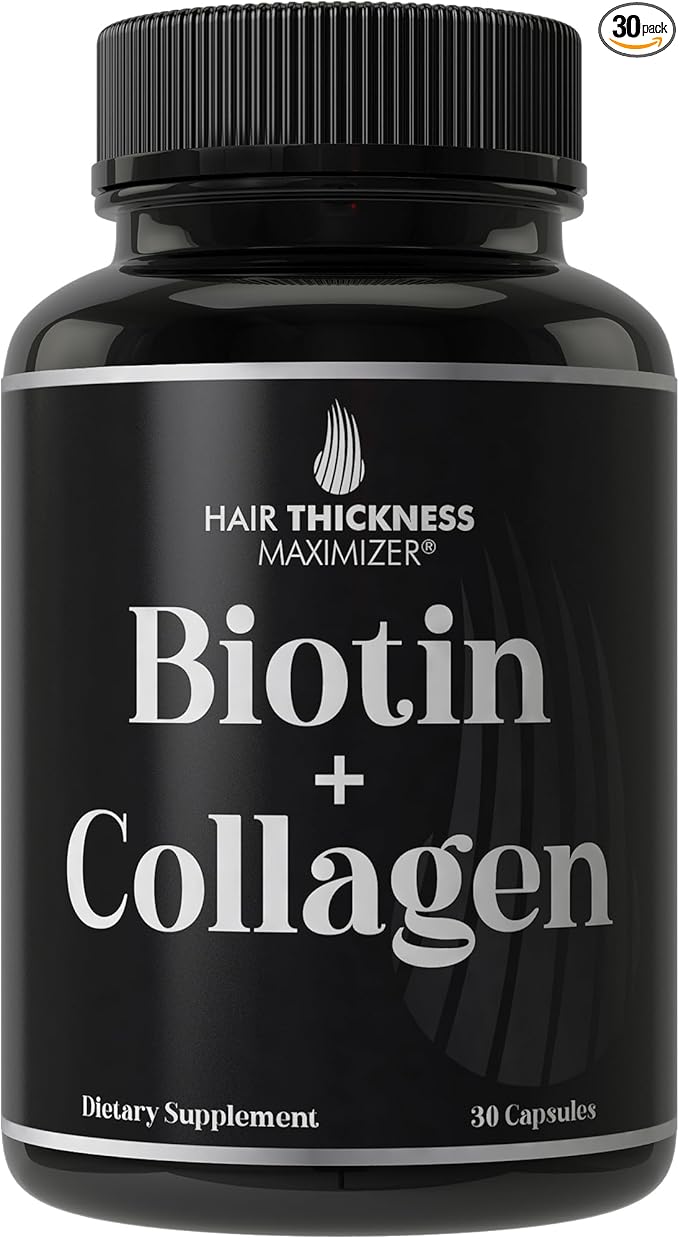 Biotin and Collagen Supplements 10000mcg Biotin 2-in-1 Hair