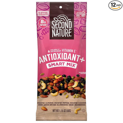 Second Nature Antioxidant+ Protein Smart Snack 1.75 Ounce 12)