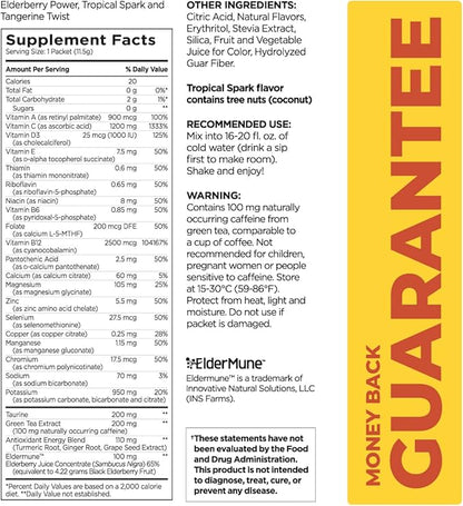 Pureboost Immune Clean Energy Drink Mix: 1200 mg 28 Vitamins, 30 Count)