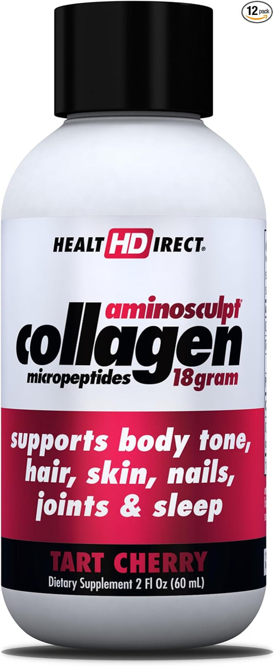 HEALTH DIRECT – Medical-Grade Liquid Collagen 12 Servings, (12pk, 2oz 2oz Shots)