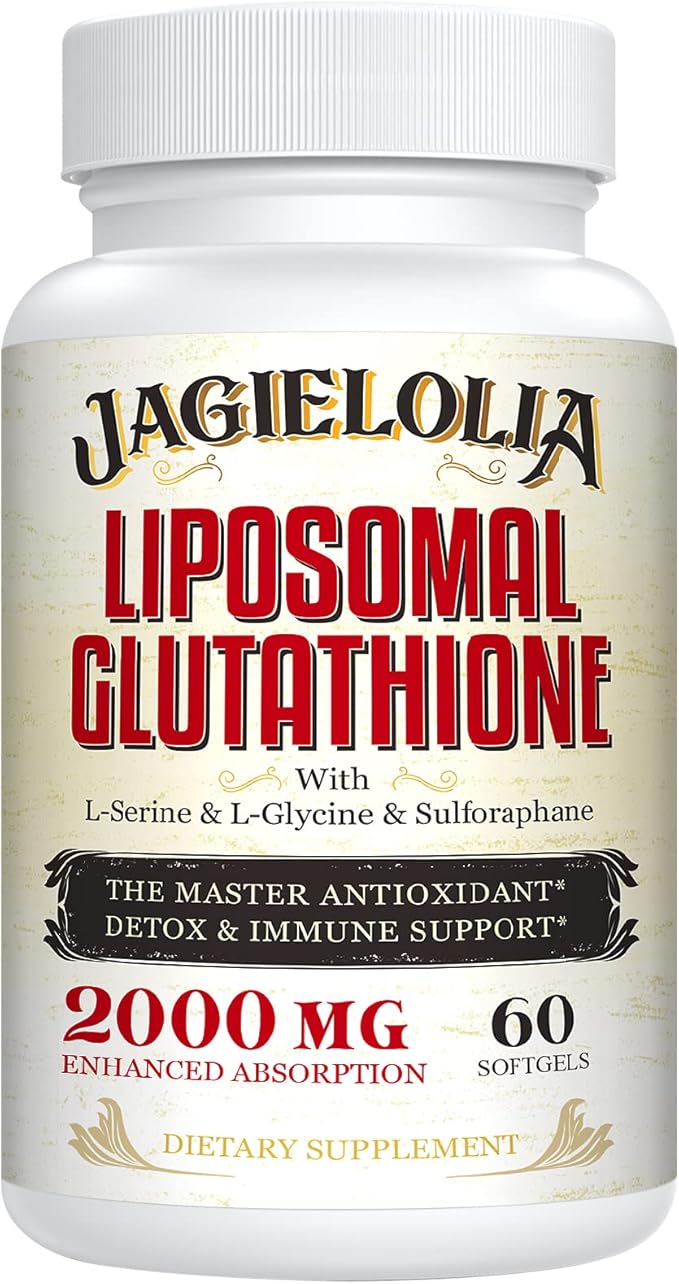 Liposomal Glutathione 2000 mg with L-Serine, 60 Softgels